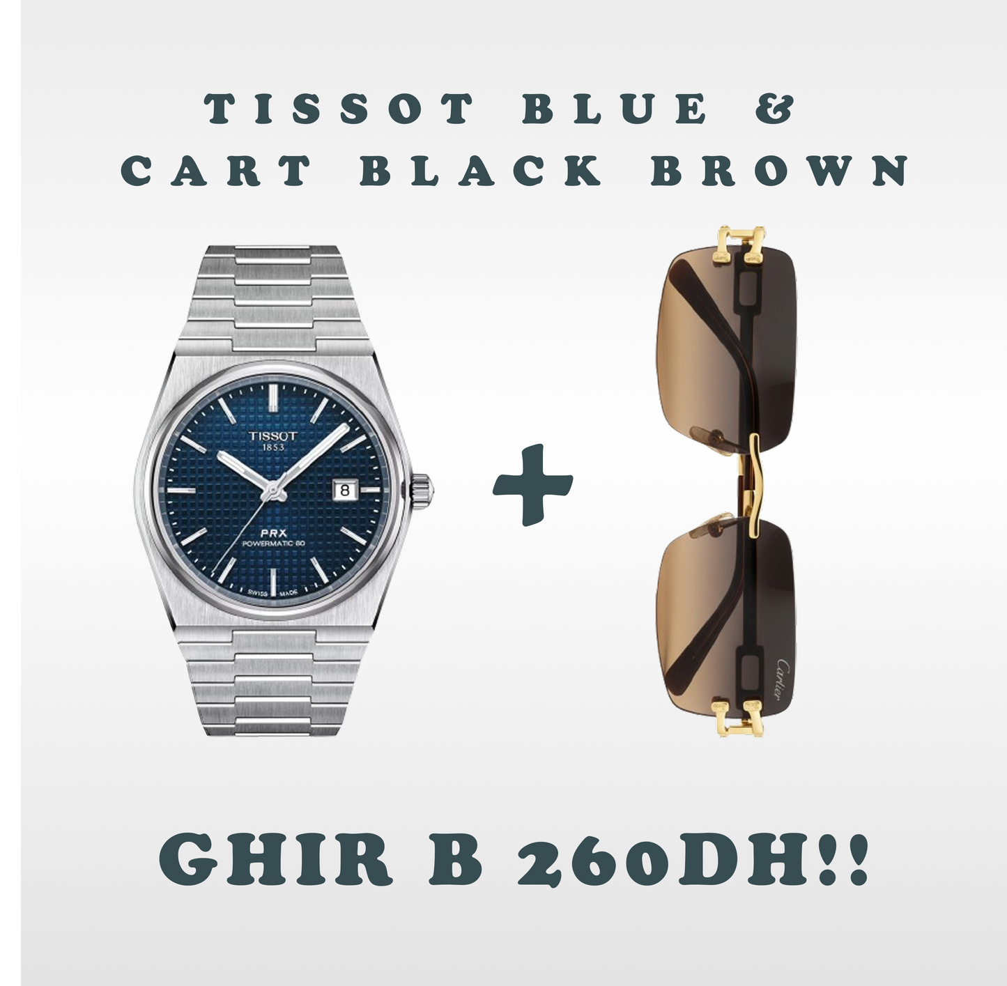 Cartier Glasses & Tissot PROMO!