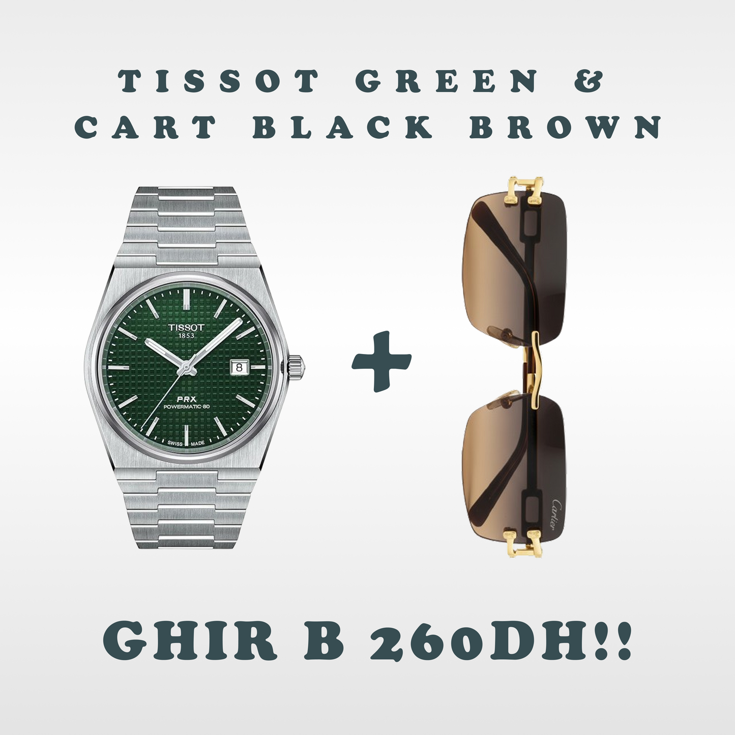 Cartier Glasses & Tissot PROMO!