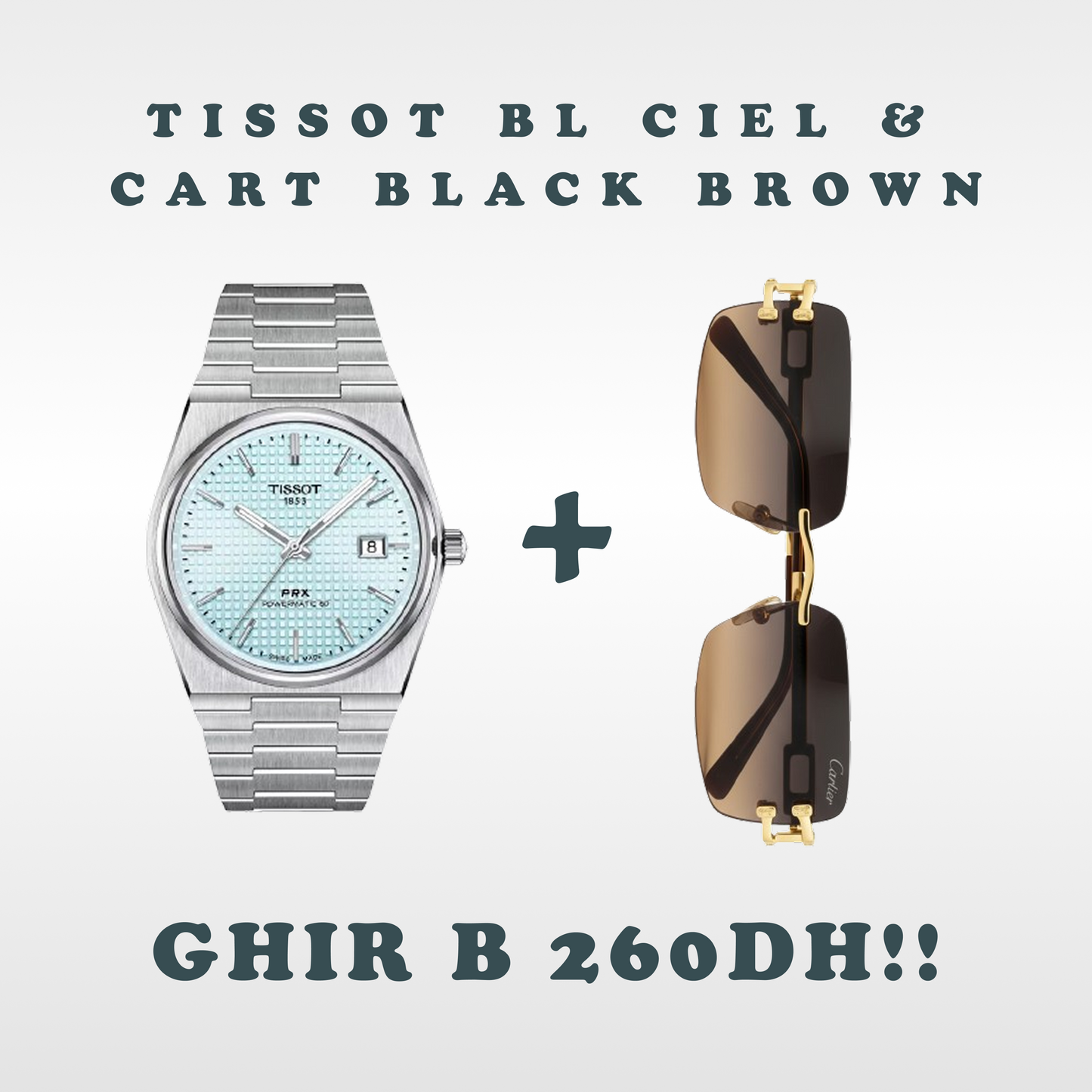 Cartier Glasses & Tissot PROMO!