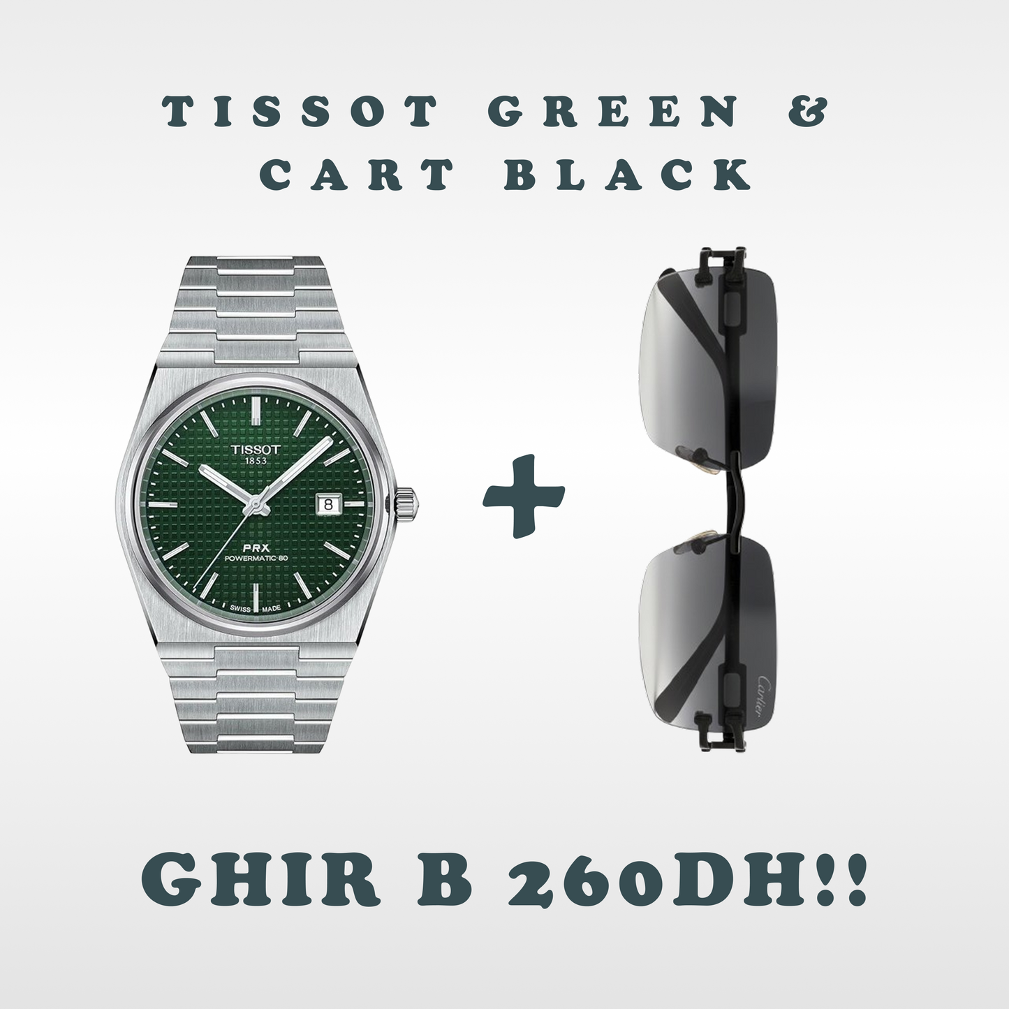 Cartier Glasses & Tissot PROMO!