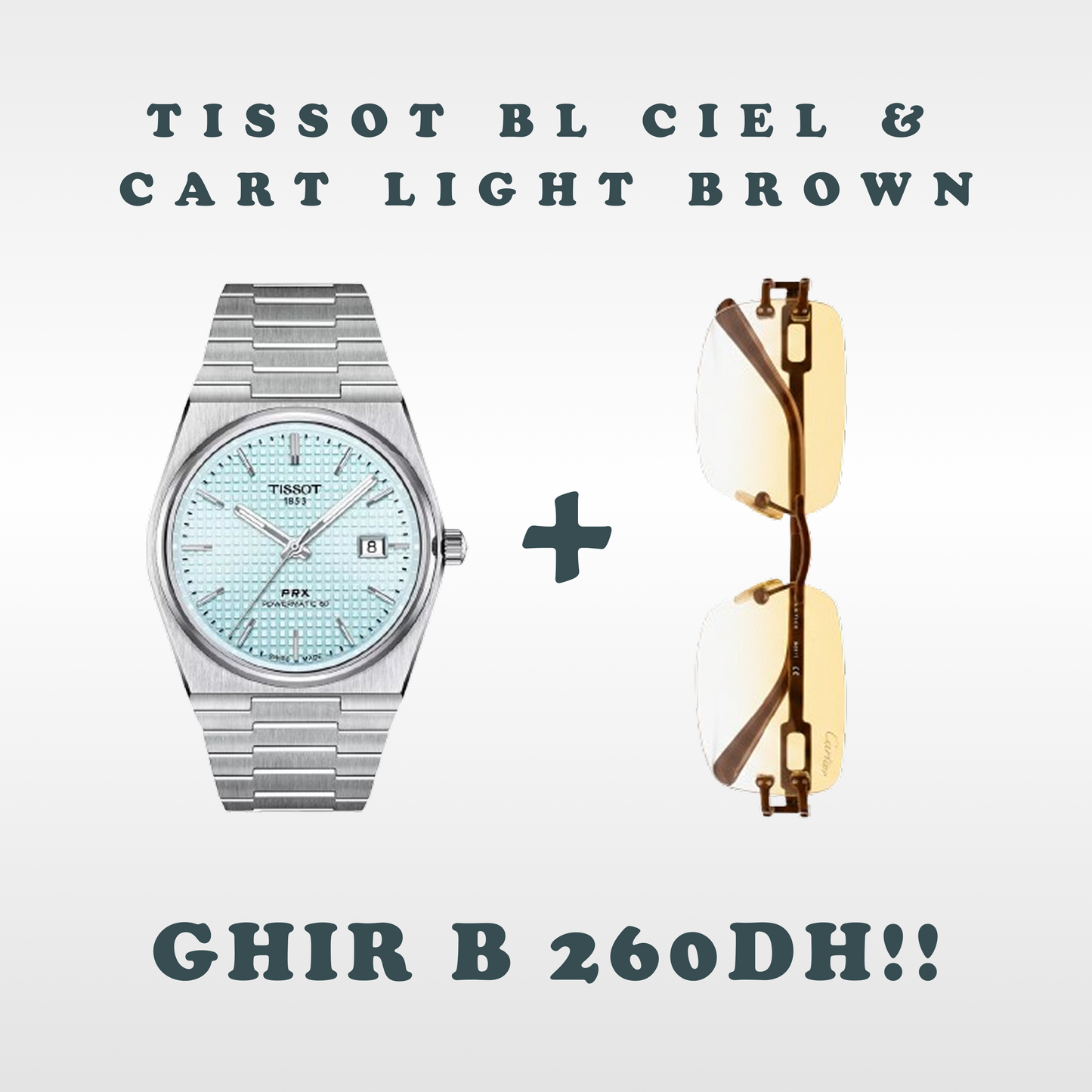 Cartier Glasses & Tissot PROMO!