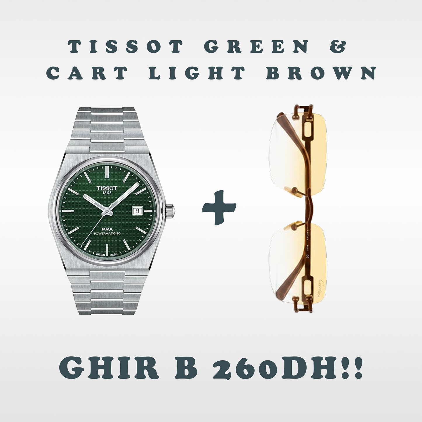 Cartier Glasses & Tissot PROMO!