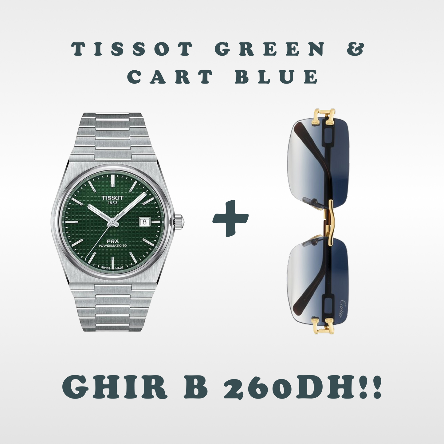 Cartier Glasses & Tissot PROMO!