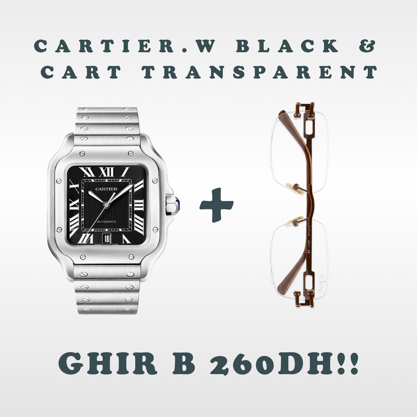Cartier Glasses & Tissot PROMO!