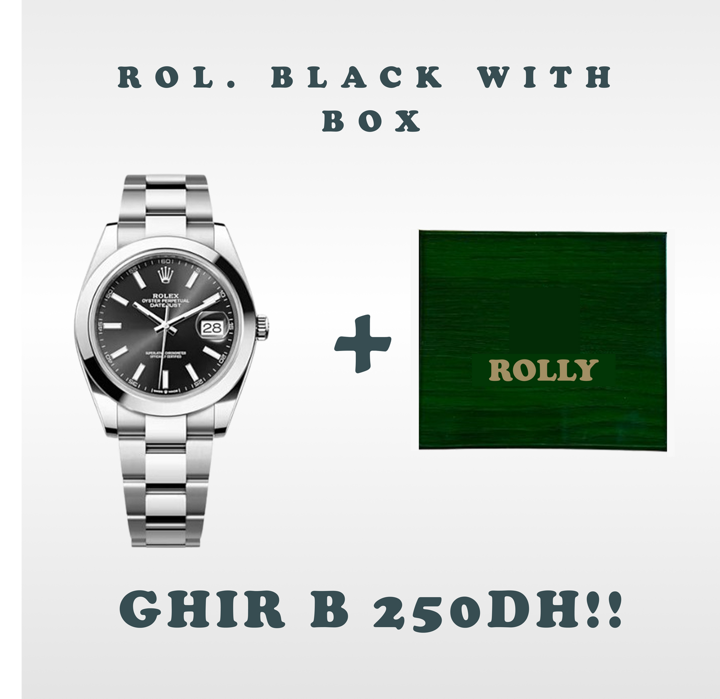 Timeless men's watch - Oyster Avec Box